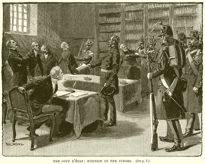 Detat zamachu: eksmisja sędziów autorstwa English School