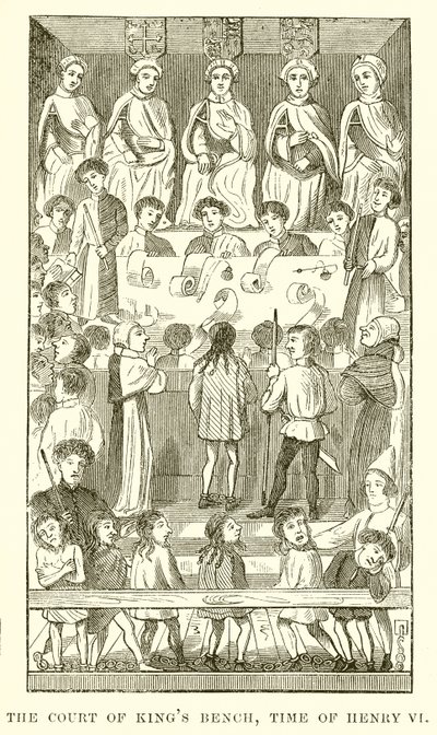 Ława Dworu Królów, czasy Henryka VI autorstwa English School