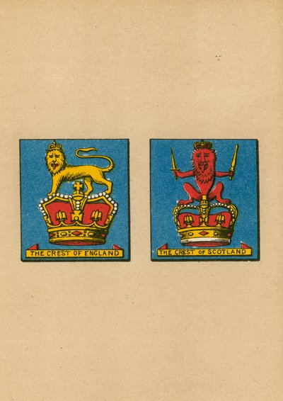 Herb Anglii. Herb Szkocji autorstwa English School