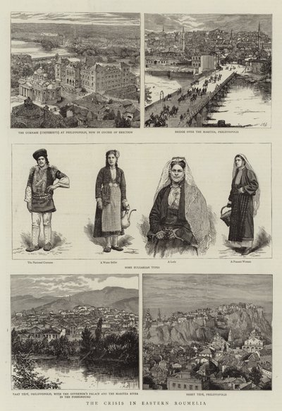 Kryzys w Rumelii Wschodniej (rycina) autorstwa English School