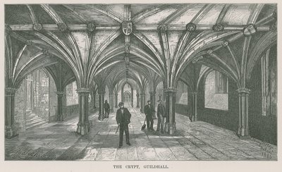 Krypta, Guildhall, Londyn autorstwa English School