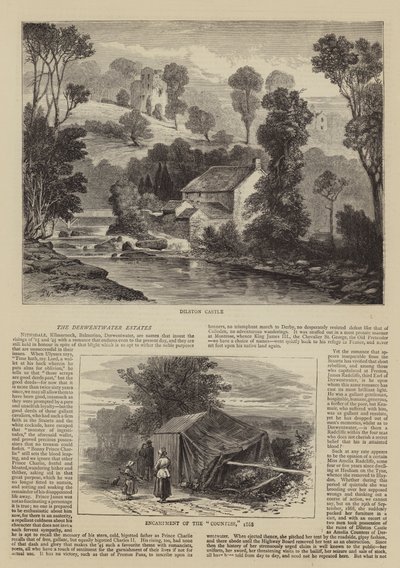 Osiedla Derwentwater (grawerowanie) autorstwa English School