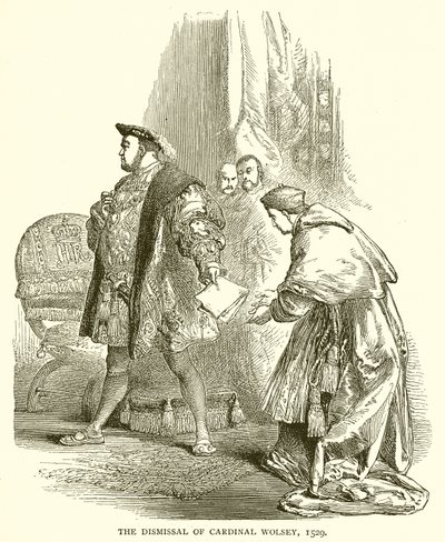 Odwołanie kardynała Wolseya, 1529 autorstwa English School