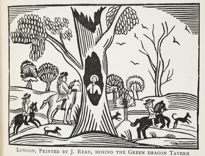 The Distressed Child in the Wood lub The Cruel Uncle, ilustracja z rozdziałów XVIII wieku autorstwa Johna Ashtona, wyd. 1882 autorstwa English School