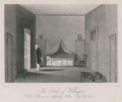 Sypialnia księcia Wellingtonów w Apsley House, Hyde Park Corner autorstwa English School
