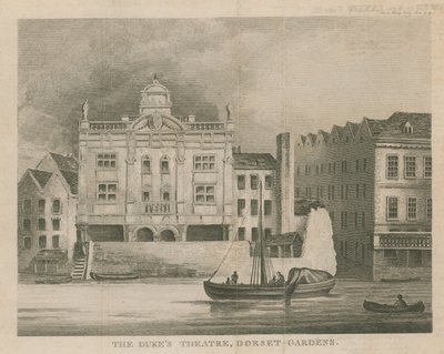 The Dukes Theatre, Dorset Gardens, Londyn autorstwa English School