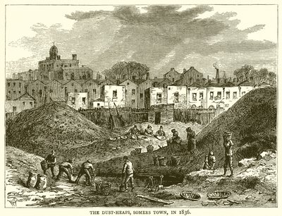 Hałdy kurzu, Somers Town, 1836 r. autorstwa English School