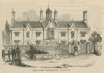 Domy Dyers Almshouse w Islington autorstwa English School