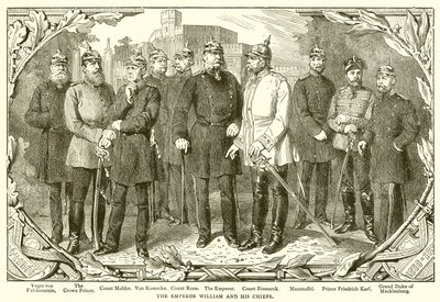 Cesarz Wilhelm i jego wodzowie autorstwa English School