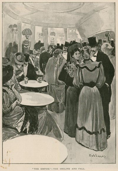 Empire Theatre, Leicester Square, Londyn autorstwa English School