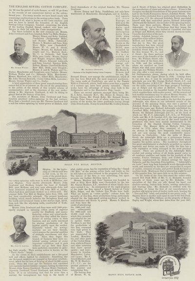 The English Sewing Cotton Company (grawerowanie) autorstwa English School