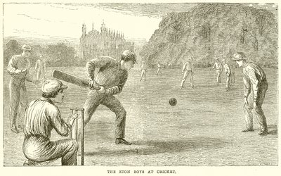 Eton Boys w Cricket autorstwa English School