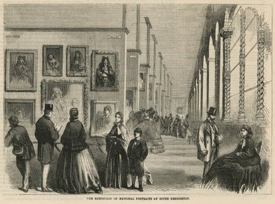 Wystawa portretów narodowych w South Kensington autorstwa English School
