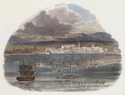 Fata Morgana (kolorowy grawerunek) autorstwa English School