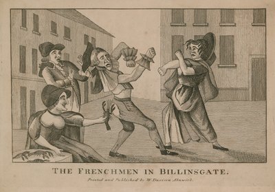 Francuzi w Billingsgate autorstwa English School