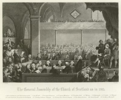 Zgromadzenie Ogólne Kościoła Szkocji, 1783 autorstwa English School
