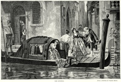 Gondola (grawerunek) autorstwa English School