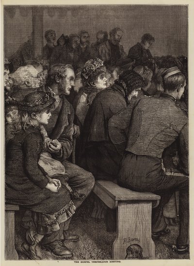Spotkanie Ewangelii Umiarkowania (rycina) autorstwa English School