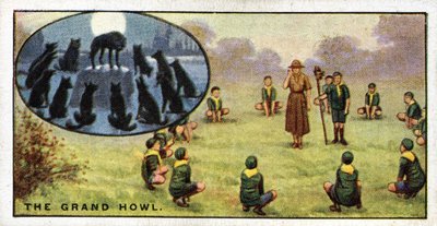 Wielkie wycie, 1929 autorstwa English School