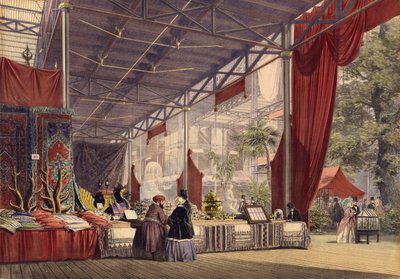 Wielka Wystawa 1851, Turcja nr 1 (kolorowa grawerunek) autorstwa English School
