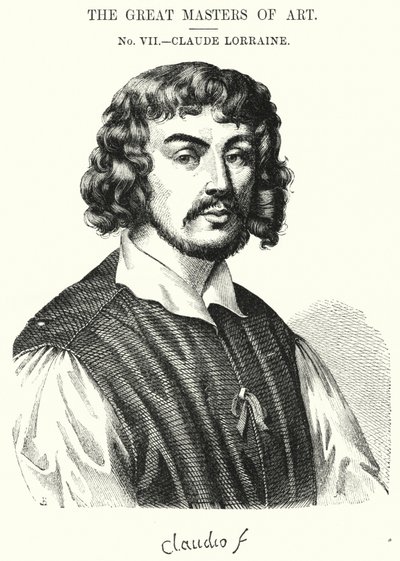 Wielcy mistrzowie sztuki, Claude Lorraine (rycina) autorstwa English School