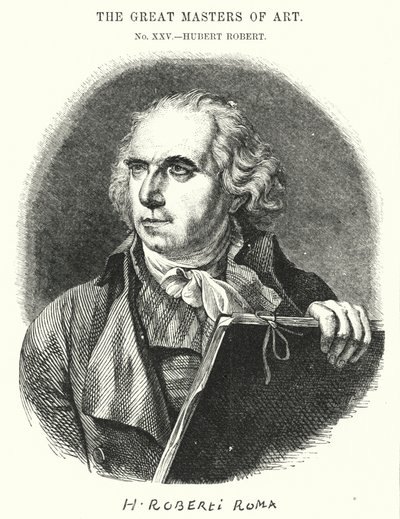 Wielcy Mistrzowie Sztuki, Hubert Robert (grafika) autorstwa English School