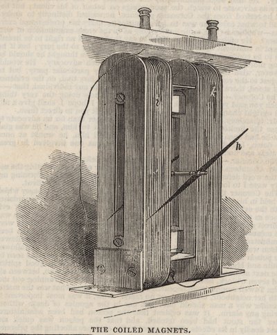 The Great Western Electric Telegraph: Zwinięte magnesy autorstwa English School