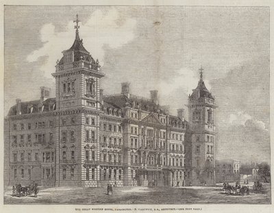 The Great Western Hotel, Paddington (grafika) autorstwa English School