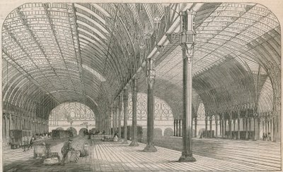 Nowa pętla Great Western Railway w Paddington autorstwa English School