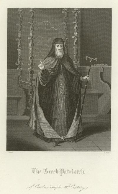 Grecki Patriarcha Konstantynopola, XVIII wiek autorstwa English School