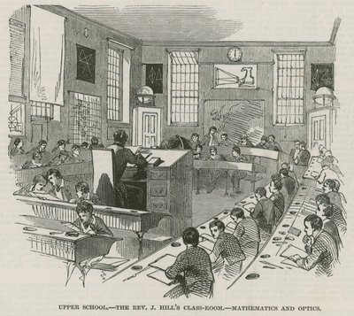 Szkoły Szpitala Królewskiego w Greenwich; Szkoła średnia: klasa Reverend J Hills autorstwa English School