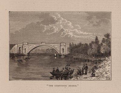 "Most Grosvenor" (rycina) autorstwa English School