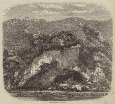 Grota Bagneres (rycina) autorstwa English School