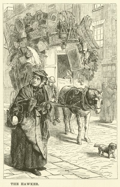 The Hawker (grawerunek) autorstwa English School