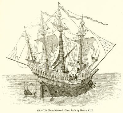 Henri Grace-a-Dieu, zbudowany przez Henryka VIII autorstwa English School