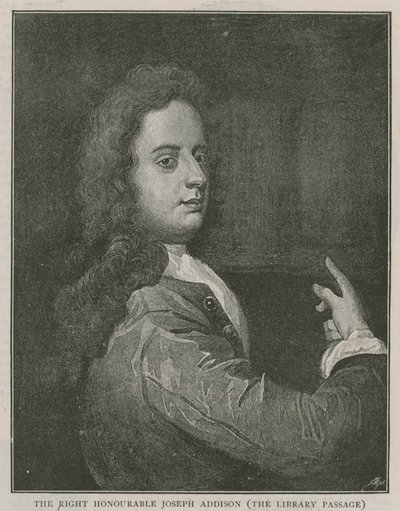 Czcigodny Joseph Addison autorstwa English School