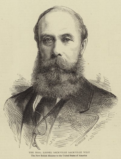 Szanowny Lionel Sackville Sackville West (rycina) autorstwa English School