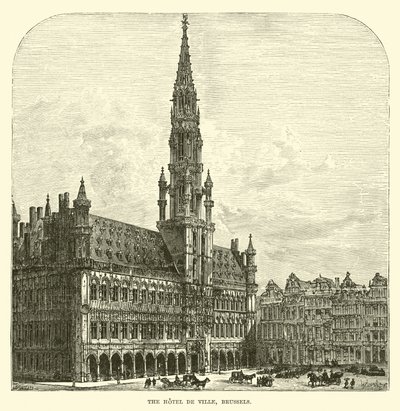 Hotel de Ville, Bruksela autorstwa English School