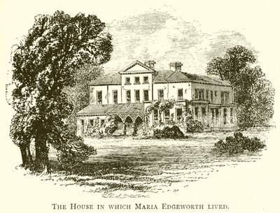 Dom, w którym mieszkała Maria Edgeworth autorstwa English School