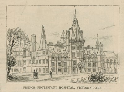 Hugenoci w Anglii: francuski szpital protestancki, Victoria Park autorstwa English School