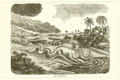 Iguanodon autorstwa English School