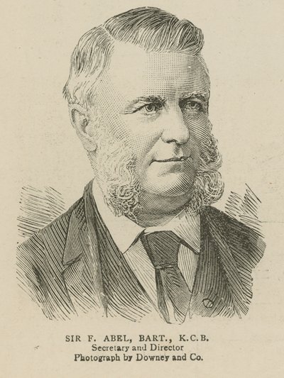 Imperial Institute: Sir F Abel, sekretarz i dyrektor autorstwa English School
