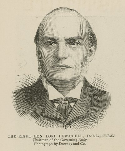 Imperial Institute: Szanowny Lord Herschell, Przewodniczący Ciała Kierowniczego autorstwa English School