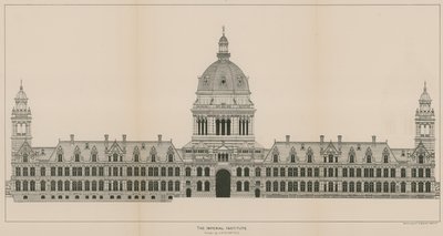 Imperial Institute, projekt A W Blomfield autorstwa English School