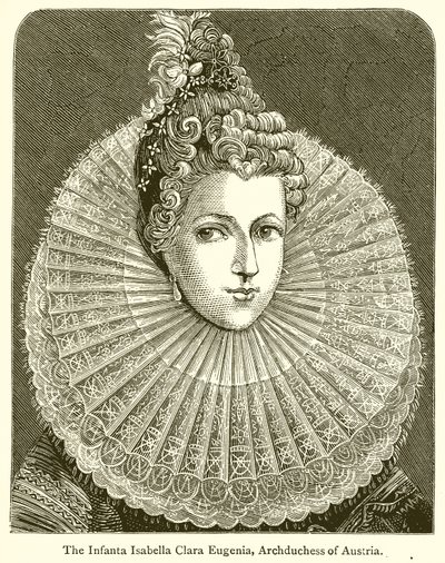 Infantka Isabella Clara Eugenia, arcyksiężna Austrii autorstwa English School