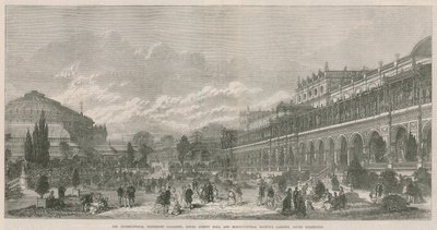 Galerie wystaw międzynarodowych, Royal Albert Hall i Ogrody Towarzystw Ogrodniczych, South Kensington autorstwa English School