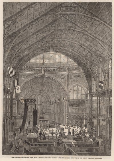 Międzynarodowa Wystawa; Zachodnia kopuła i transept autorstwa English School