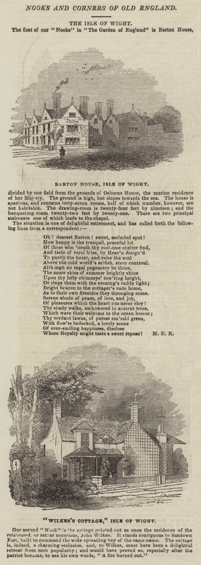 Wyspa Wight (rycina) autorstwa English School