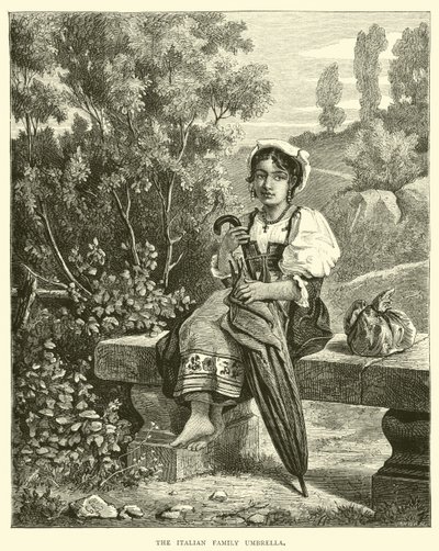 Włoski parasol rodzinny autorstwa English School