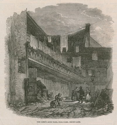 Kings Arms Yard, Coal Yard, Drury Lane autorstwa English School